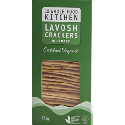 Photo of The Whole Food Kitchen Rosemary Lavosh Crackers