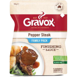 Photo of Gravox® Pepper Steak Sauce Liquid Pouch 250g 250g