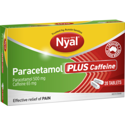 Photo of Nyal Paracetamol Plus Caffeine 20 Tablets