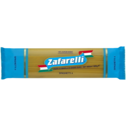 Photo of Zafarelli Spaghetti No 4 Pasta 500g