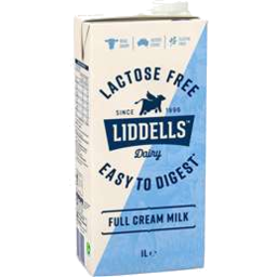 Photo of 1Lt Lactose Free Full Cream Milk Liddells 