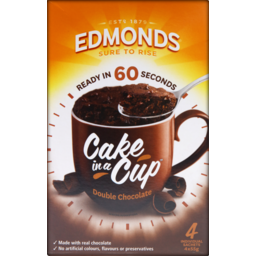 Photo of Edmonds Cake In A Cup Mix Double Chocolate
