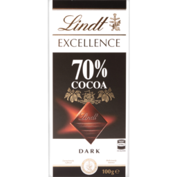 Photo of Lindt Excellence 70% Dark 100gm
