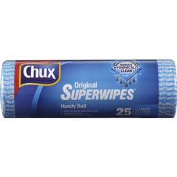 Photo of Chux Superwipes Handy On A Roll Cleaning Cloths 25 Pack