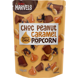 Photo of Marvels Choc Peanut Caramel Popcorn Nutty Choc 100g
