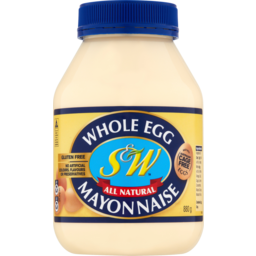 Photo of S&W Real Whole Egg Mayonnaise 880g