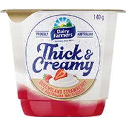 Photo of Dairy Farm Yoghurt Thick Creamy Strawberry & Wattleseed