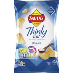Photo of Smith's Thinly Cut Potato Chips Original 175g