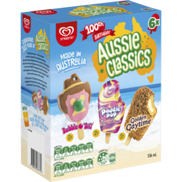 Photo of Streets Ice Confection Family Multipack Aussie Classics Mp6 Made In Australia 536ml