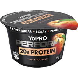 Photo of Yopro Perform High Protein Peach Yoghurt