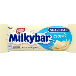 Photo of Nestle Milkybar White Choc King Size Share Bar 75g