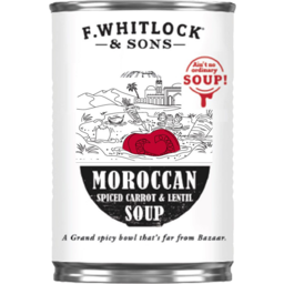 Photo of F. Whitlock & Sons Moroccan Spiced Carrot & Lentil Soup 420g