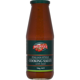 Photo of Balducci Italian Style Cooking Sauce With Basil 700g