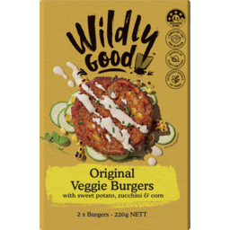 Photo of Wildly Good Original Veggie Burgers 220g