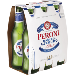 Photo of Peroni Nastro Azzurro Bottle 6 Pack