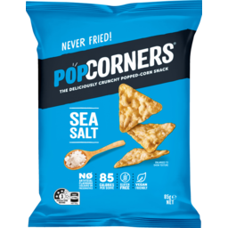 Photo of Popcorners Popped-Corn Snack Gluten Free Sea Salt