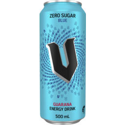 Photo of V Energy Drink Blue Sugarfree Energy Drink 500ml