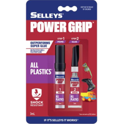 Photo of Selleys Pwr Grip A Plstc Glue 3ml