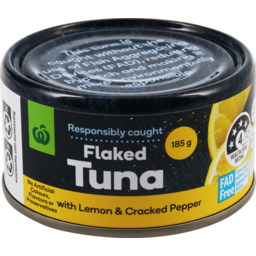 Photo of Select Tuna Flaked Lemon Cracked Pepper 185g