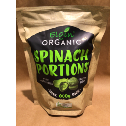 Photo of ELGIN ORGANIC:EO Organic Spinach Chopped 600gm