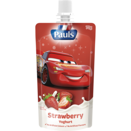 Photo of Yoghurt, Paul's Kids' Strawberry Boys' 70 gm pouch