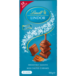 Photo of Lindt Lindor Milk Salted Caramel Chocolate