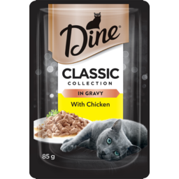 Photo of Dine Classic Collection In Gravy With Chicken Chunks Cat Food