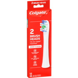 Photo of Colgate Deep Clean Replaceable Brush Head, For Proclinical Electric Toothbrush, 2 Pack, Soft Bristles