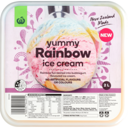 Photo of Woolworths Rainbow Ice Cream