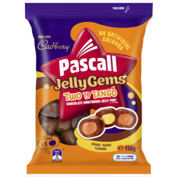 Photo of Pascall Jelly Gems Two To Tango Orange And Mango Flavours 150g 150g