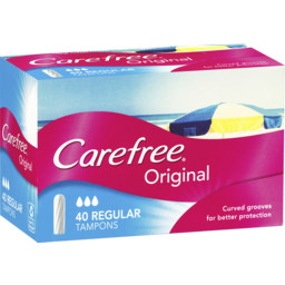 Photo of Carefree Original Regular Tampons 40 Pack