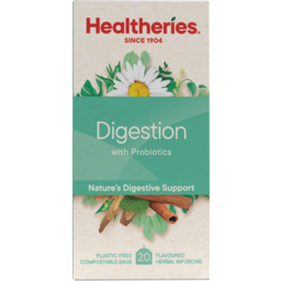 Photo of Healtheries Tea Bags Digestion with Probiotics 20 Pack