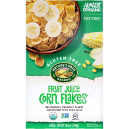Photo of Nature's Path Organic Corn Flakes Fruit Juice Sweetened Cereal 300g