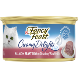 Photo of Purina Fancy Feast Creamy Delights Salmon Feast With A Touch Of Real Milk Cat Food