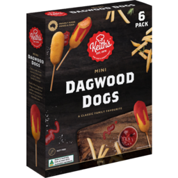 Photo of Keith's Mini Dagwood Dogs 6 Pack 270g