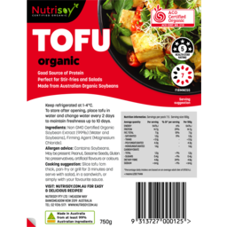 Photo of Nutrisoy Tofu Organic 750gm