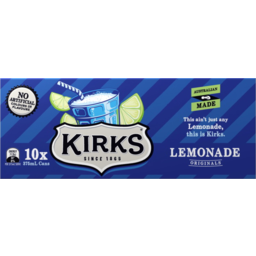 Photo of Kirks Lemonade Cans 10x375ml
