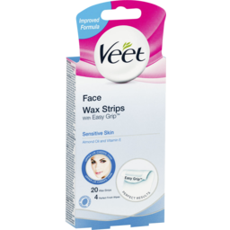 Photo of Veet Face Wax Strips Sensitive Skin 20 Pack