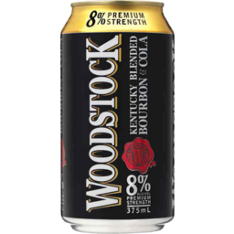 Photo of Woodstock Kentucky Blended Bourbon & Cola 8.0% 375ml