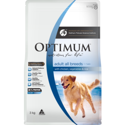 Photo of Optimum Dry Dog Food With Chicken, Vegetables & Rice 3kg Bag