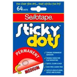 Photo of Sellotape Sticky Dot Permanent