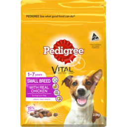 Photo of Pedigree Dog Food Dry Small Breed With Chicken 2.5kg
