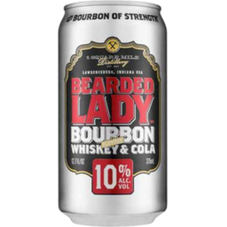 Photo of Bearded Lady Bourbon & Cola 10% Can 375ml 4pk
