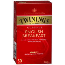 Photo of Twinings English Breakfast 50 Tea Bags 100g