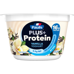 Photo of Pauls Plus+ Protein Vanilla Yoghurt No Added Sugar 160g