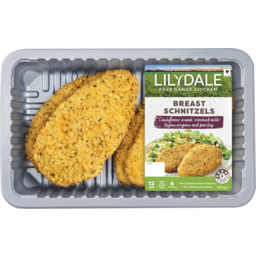Photo of Lilydale Free Range Chicken Breast Schnitzel In A Cauliflower & Herb Crumb
