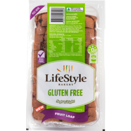 Photo of Lifestyle Bakery Gluten Free Soft N Light Fruit Loaf 500g