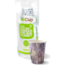 Photo of Biopak Cups Paper 12oz 25pk
