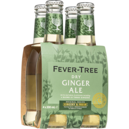 Photo of Fever Tree Ginger Ale 4x200ml