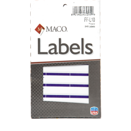 Photo of File Folder Labels - Dark Blue